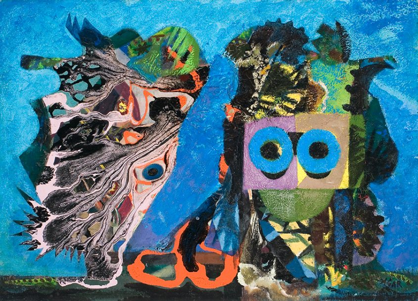 Eileen Agar, An Exceptional Occurrence, 1950, oil on canvas on board. © The Estate of Eileen Agar. All Rights Reserved 2016/ Bridgeman Images.